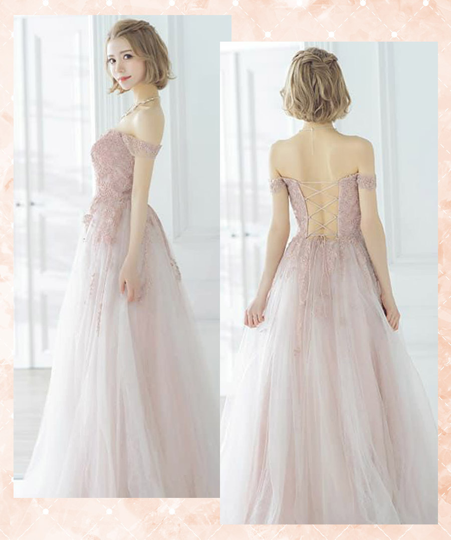 LaLaTulle select フレアドレス 春ドレス