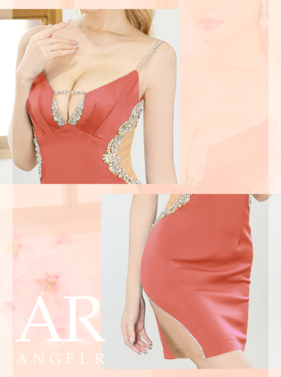 AngelR ピンクドレス 春ドレス