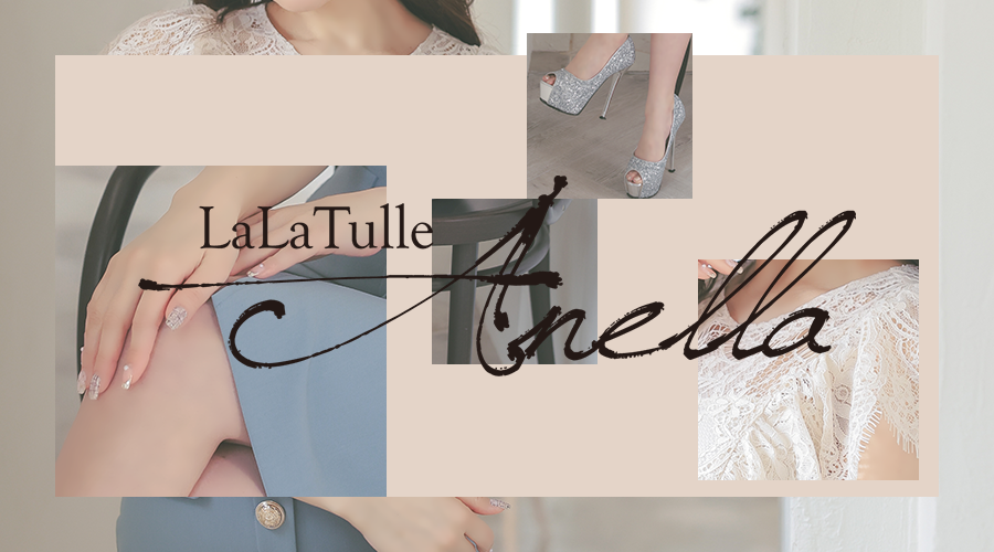 Anella[アネラ]
刺繍レース バイカラー ノースリーブ タイト 高級ひざ丈ドレス