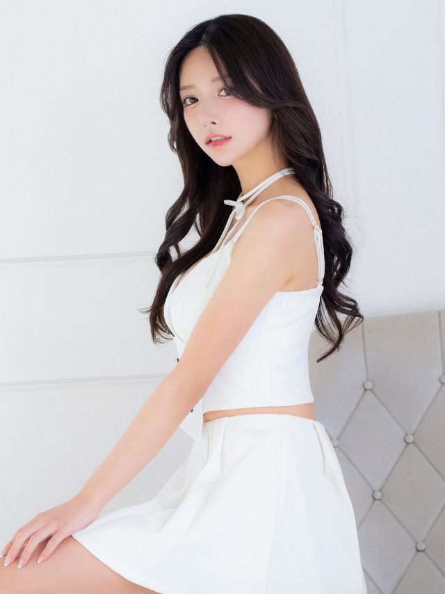 プリーツ セクシー ダブルボタン セットアップ キャミソール オープンバスト チョーカー付き フレアミニドレス