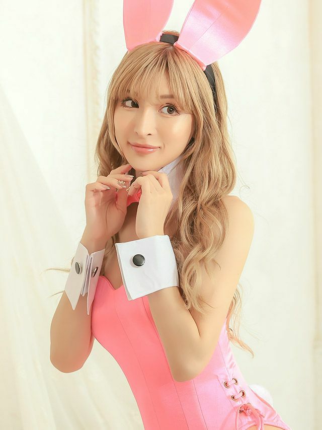 レースアップ ハイレグ バニーガール 衣装5点セット