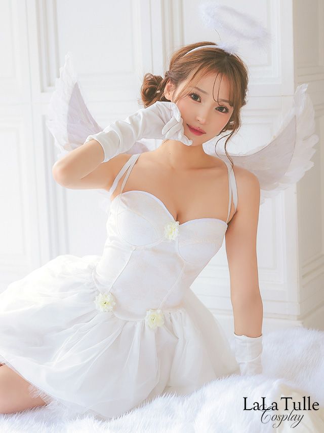 羽付き ホワイトエンジェル 衣装5点セット