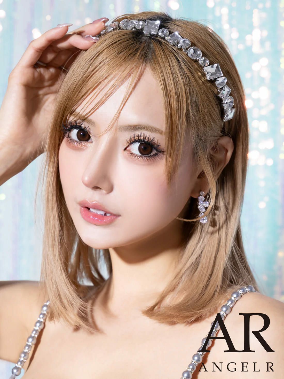 クリアストーン ビジュー エレガント カチューシャ