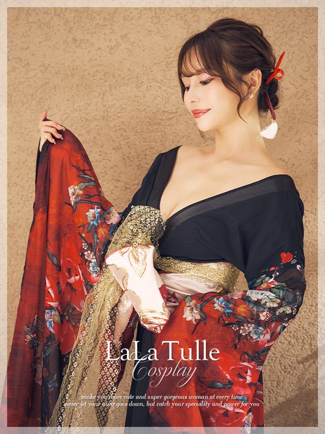 花魁 セクシー 和装 ドレス 衣装3点セット