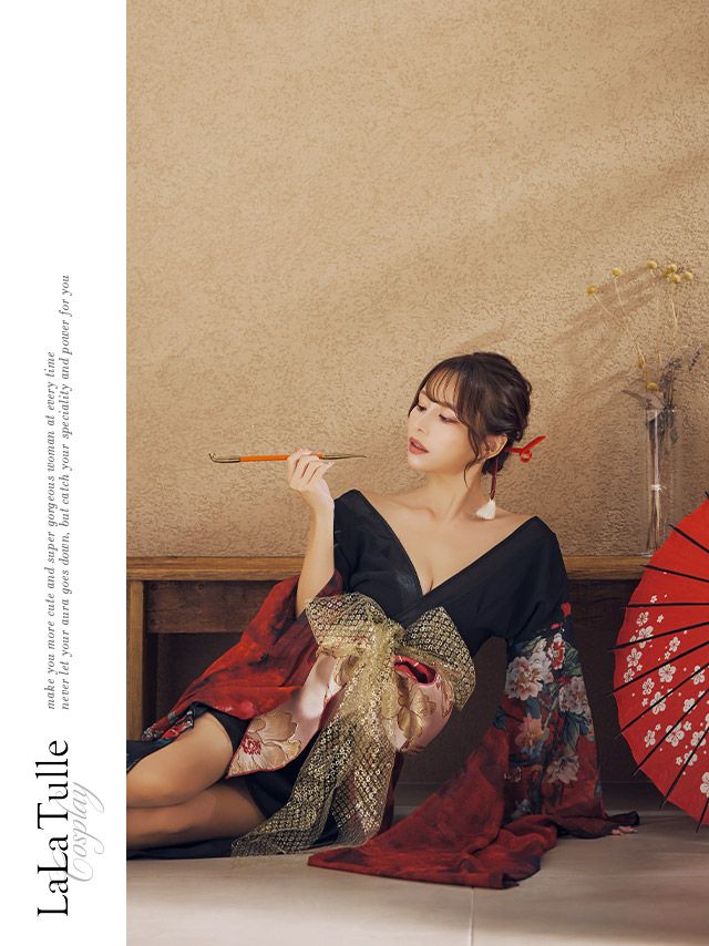 花魁 セクシー 和装 ドレス 衣装3点セット