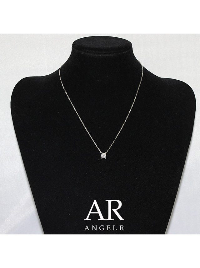 シンプル ストーン ネックレス