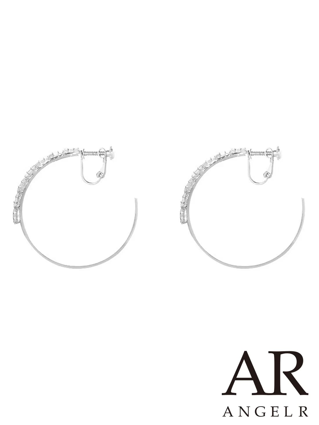 ラメ ビジュー オープントゥ パンプス